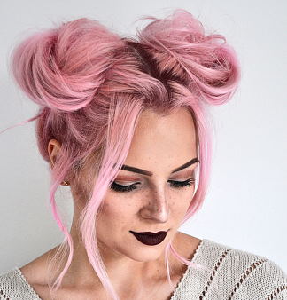 to do space buns at home